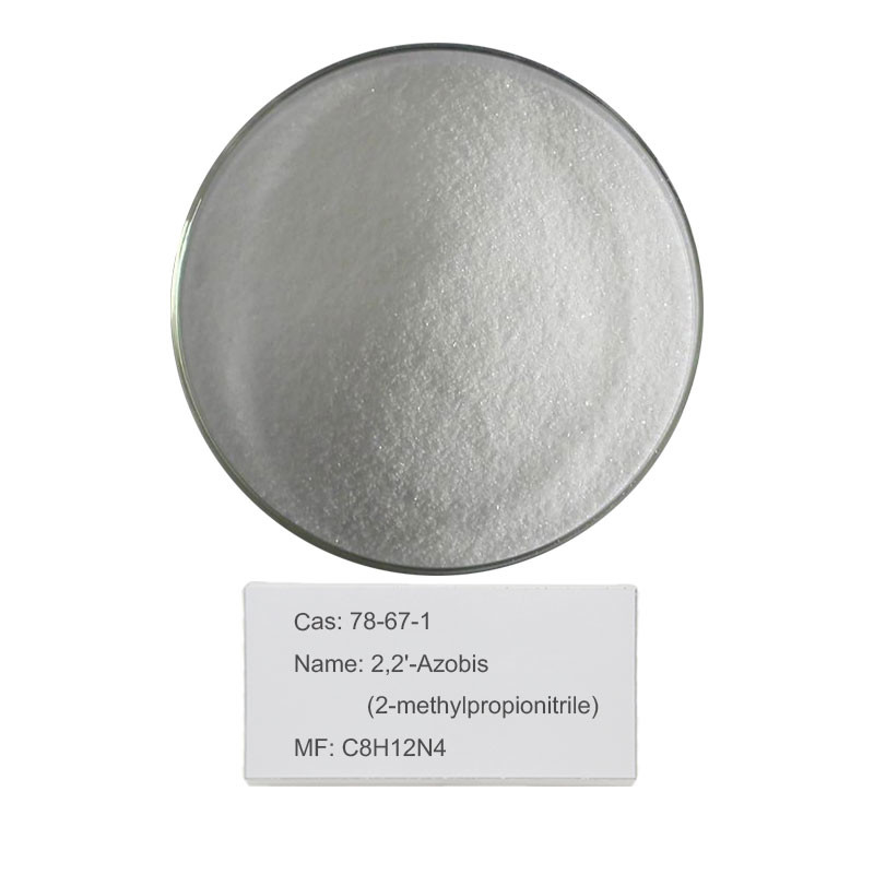 CAS 78-67-1 2,2'-Azobis(2-Methylpropionitrile) AIBN Azo Two Different Nitrile Organic Peroxide Initiators