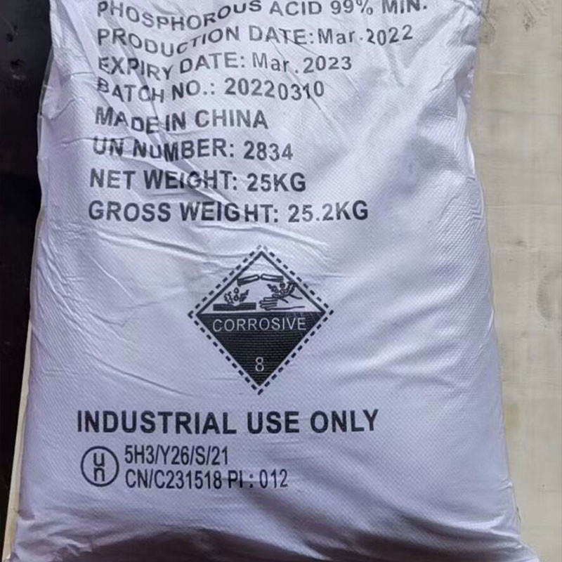 Bagged / Phosphoric Phosphorous Acid PA Chemical Additives 13598-36-2 For Synthetic Fiber