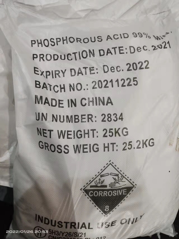 Colorless Chemical Intermediates Fungicide Phosphorous Acid 13598-36-2