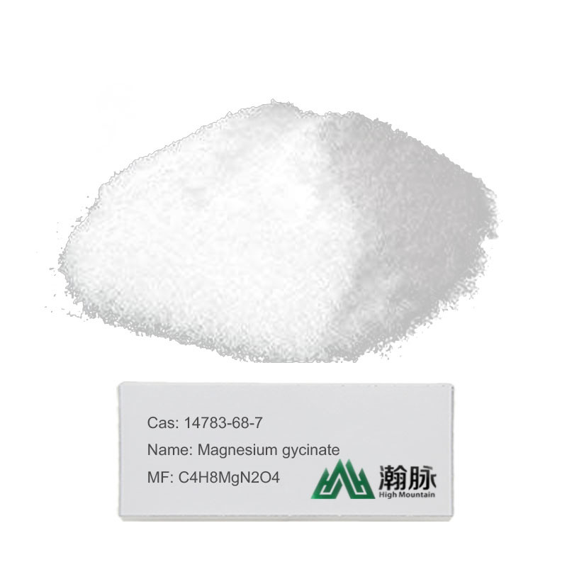 L-Magnesium Magnesium Gycinate CAS 14783-68-7 C4H8MgN2O4 Bis(Glycinato-N,O)MagnesiumMg 20%