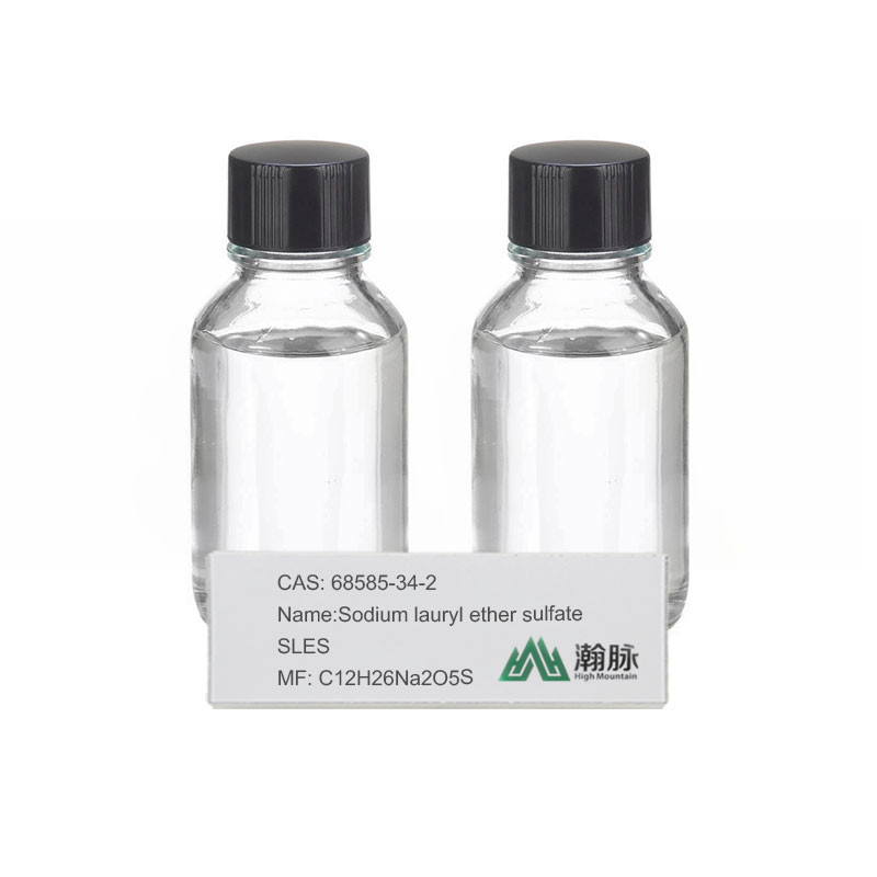 Sodium laurylether sulfate CAS 68585-34-2 C12H26Na2O5S SLES AES Chemical Additives