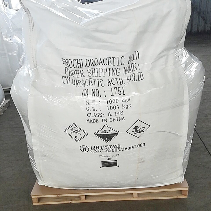 OEM Chloroacetic Acid CAS 79-11-8 For Synthetic Glycine Organic Intermediates