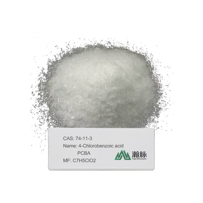 PCBA P-Chlorbenzoic Acid Chemical Intermediates 4-Chlorobenzoic Acid CAS 74-11-3 C7H5ClO2