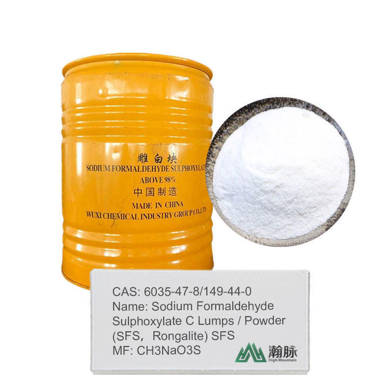 Sodium Formaldehyde Sulphoxylate (SFS/Rongalite) CAS 149-44-0 & 6035-47-8 Textile Bleaching & Polymerization Agent