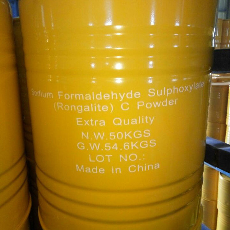 Rongalite/SFS Sodium Formaldehyde Sulphoxylate CAS 149-44-0,6035-47-8 Non-Toxic Stabilizer for Polymer Synthesis