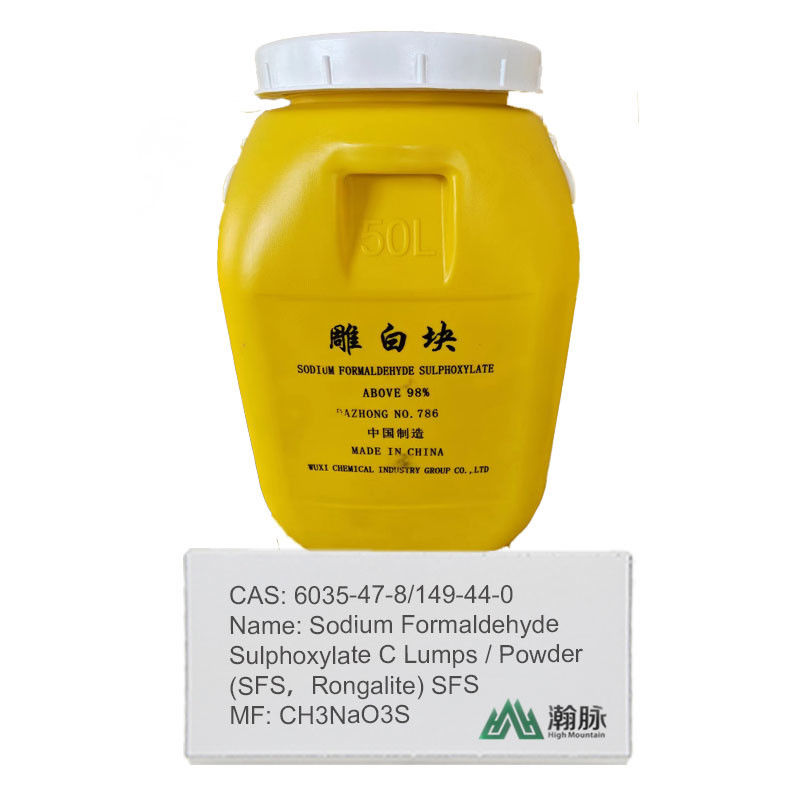 149-44-0 Sodium Formaldehyde Sulfoxylate SFS 6035-47-8 Chemical Additives