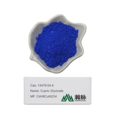 Copper Diglycinate Pharmaceutical Intermediates Cupric Glycinate CAS 13479-54-4 C4H8CuN2O4